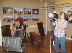 Crew Setting Up Lighting